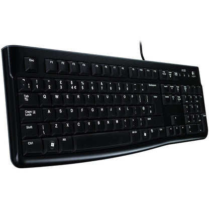 Logitech K120 Corded Keyboard - Black - USB - product photo