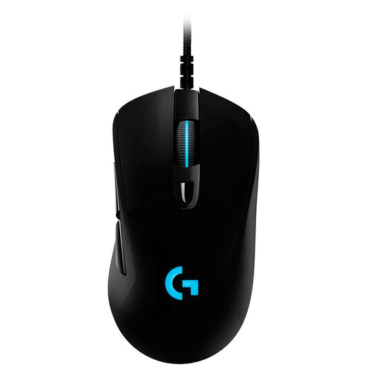 Logitech G403 HERO Lightsync Corded Gaming Mouse - Black - USB