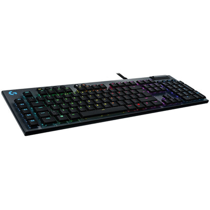 Logitech G815 Corded Lightsync Mechanical Gaming Keyboard - Carbon - Clicky – alternate product view 2