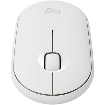 Logitech M350 Pebble Bluetooth Mouse - Off - White - product photo