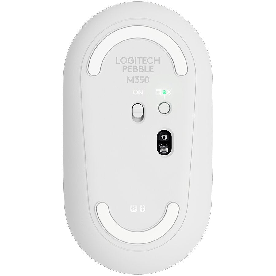 Logitech M350 Pebble Bluetooth Mouse - Off - White - image 3