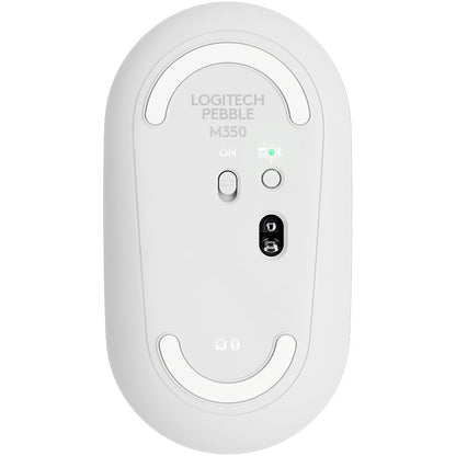 Logitech M350 Pebble Bluetooth Mouse - Off - White - image 3