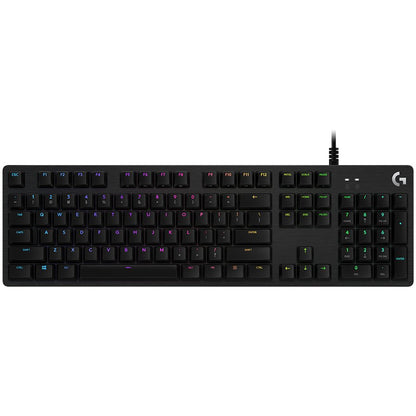 Logitech G512 Se Corded Lightsync Mechanical Gaming Keyboard - Black - USB - Clicky