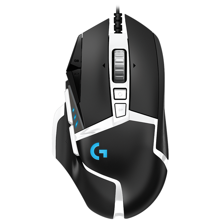 Logitech G502 Se Corded Gaming Mouse - HERO - Black White - USB