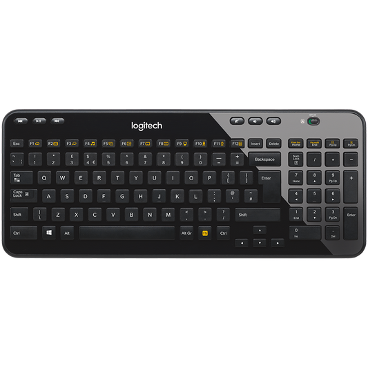 Logitech K360 Wireless Keyboard - Black - product photo
