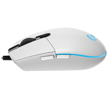 Logitech G203 Lightsync Corded Gaming Mouse - White - USB – alternate product view 2
