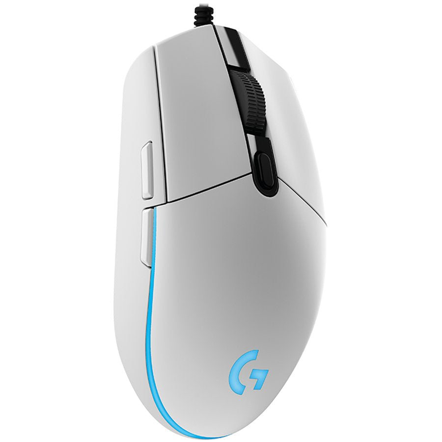Logitech G203 Lightsync Corded Gaming Mouse - White - USB – alternate product view 3