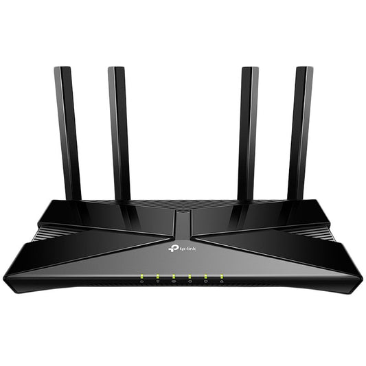 TP-Link AX1500 Wi-Fi 6 Router, Broadcom 1.5GHz Tri-Core CPU, 1201Mbps at 5GHz+300Mbps at 2.4GHz, 5 Gigabit – product photo