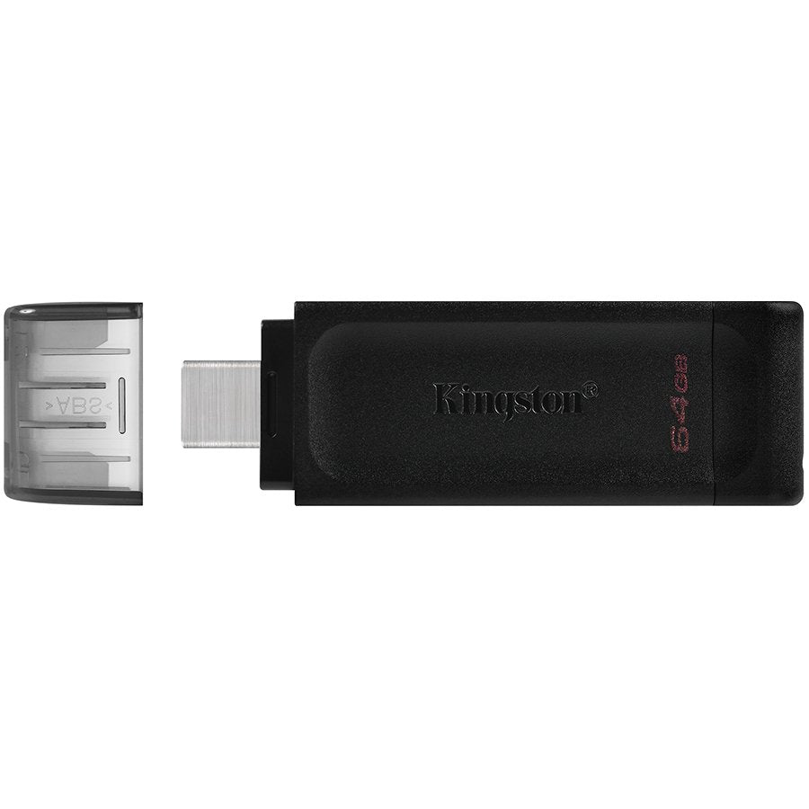 Kingston 64GB USB-C 3.2 Gen 1 DataTraveler 70 – alternate product view 2