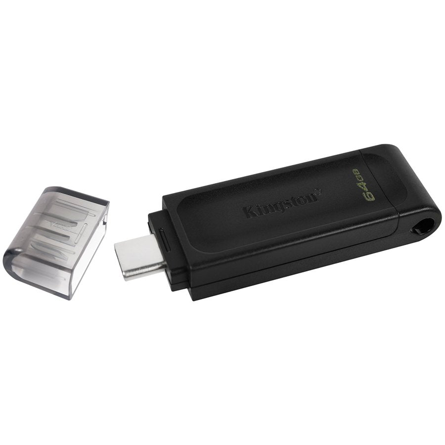 Kingston 64GB USB-C 3.2 Gen 1 DataTraveler 70 – alternate product view 3