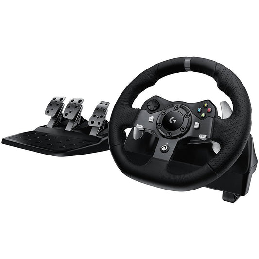 Logitech G923 Racing Wheel and Pedals - Pc xb - Black - USB