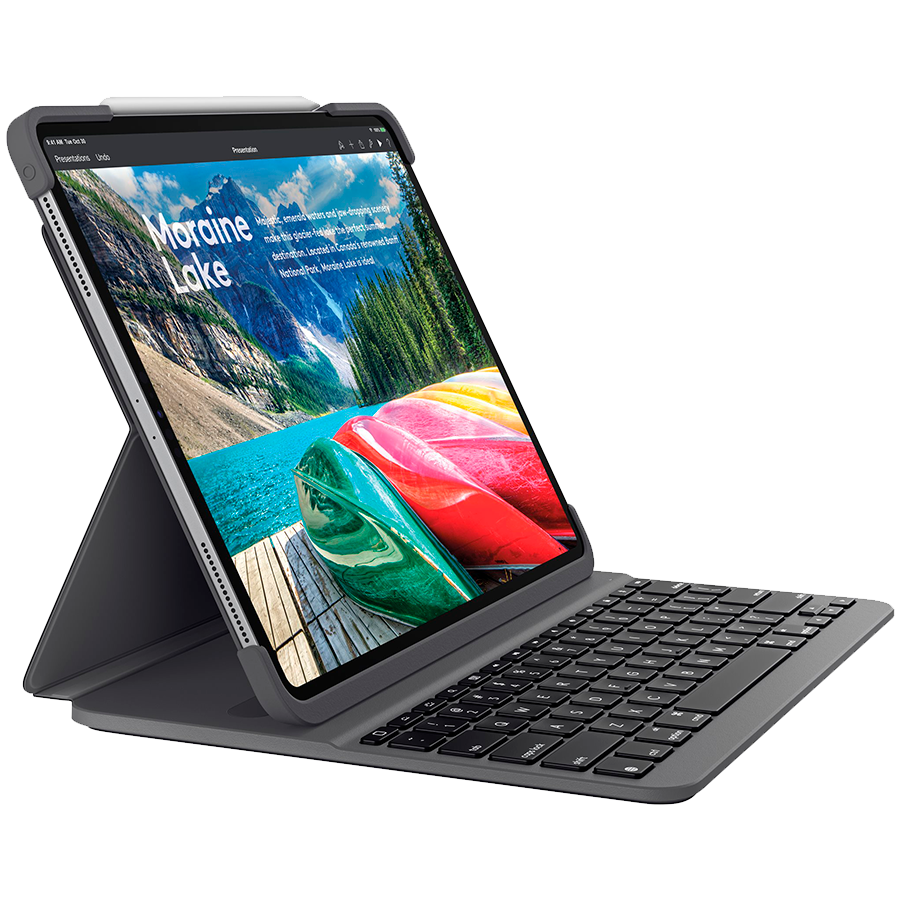 Logitech Slim Folio Pro for iPad Pro 12.9-inch (3rd and 4th gen) - BT - Graphite – product photo