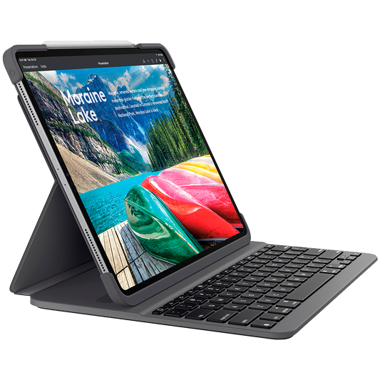 Logitech Slim Folio Pro for iPad Pro 12.9-inch (3rd and 4th gen) - BT - Graphite – product photo