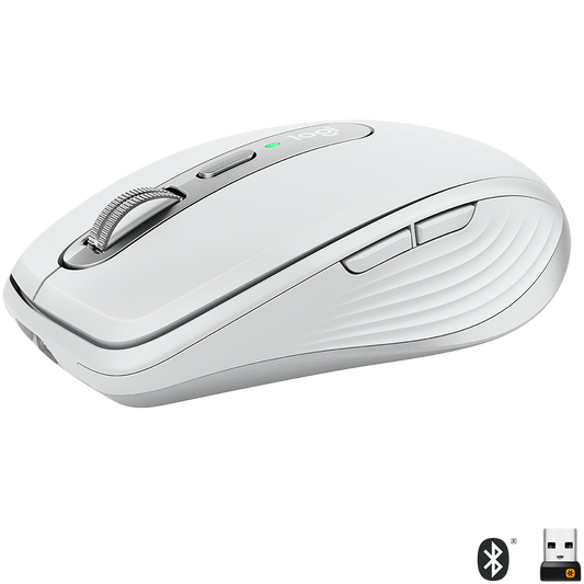 Logitech MX Anywhere 3 for Mac Bluetooth Mouse - Pale Grey