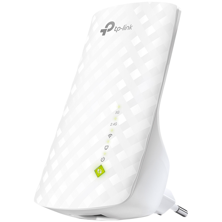 AC750 OneMeshTM WiFi Range Extender, 300Mbps at 2.4G and 433Mbps at 5G, compact house with by TP-Link – product photo