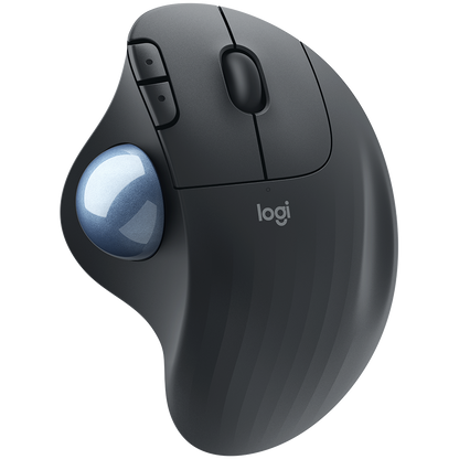 Logitech M575 Ergo Bluetooth Trackball Mouse - Graphite - product photo