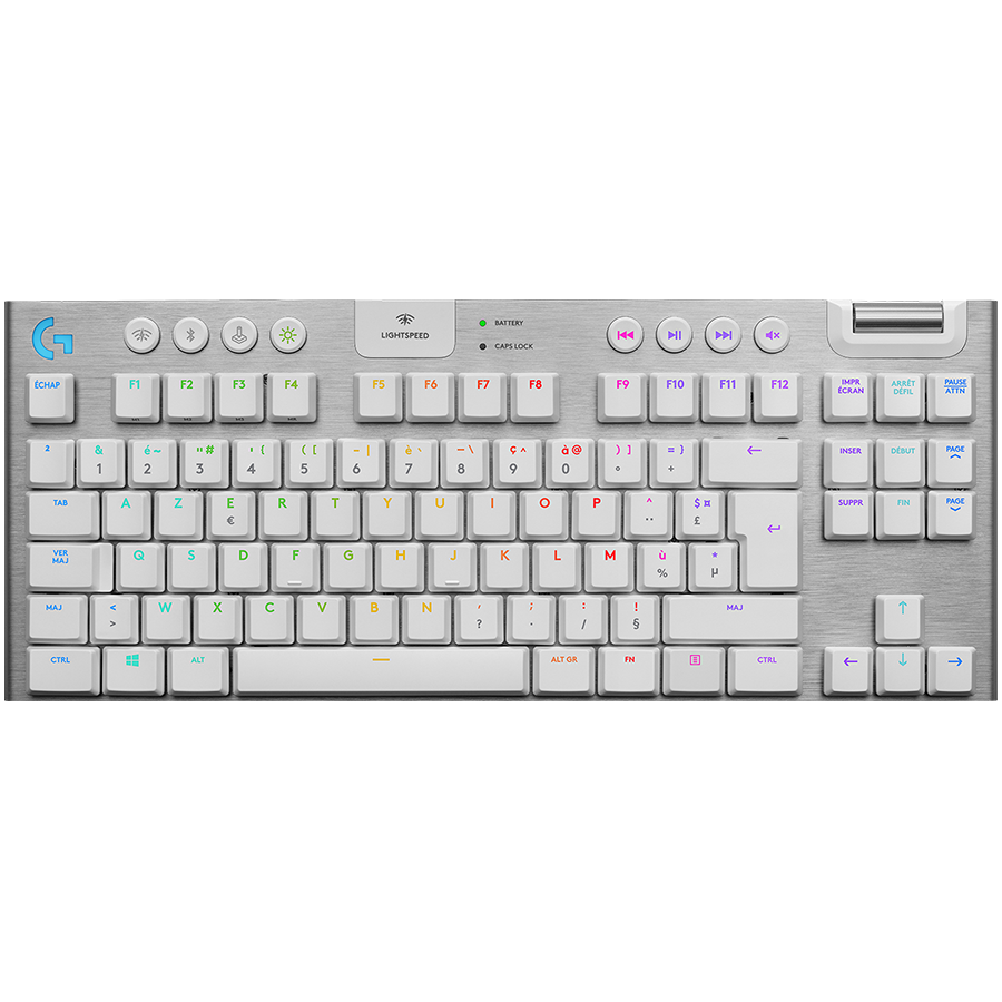Logitech G915 Tkl Lightspeed Wireless Mechanical Gaming Keyboard - White - Tactile