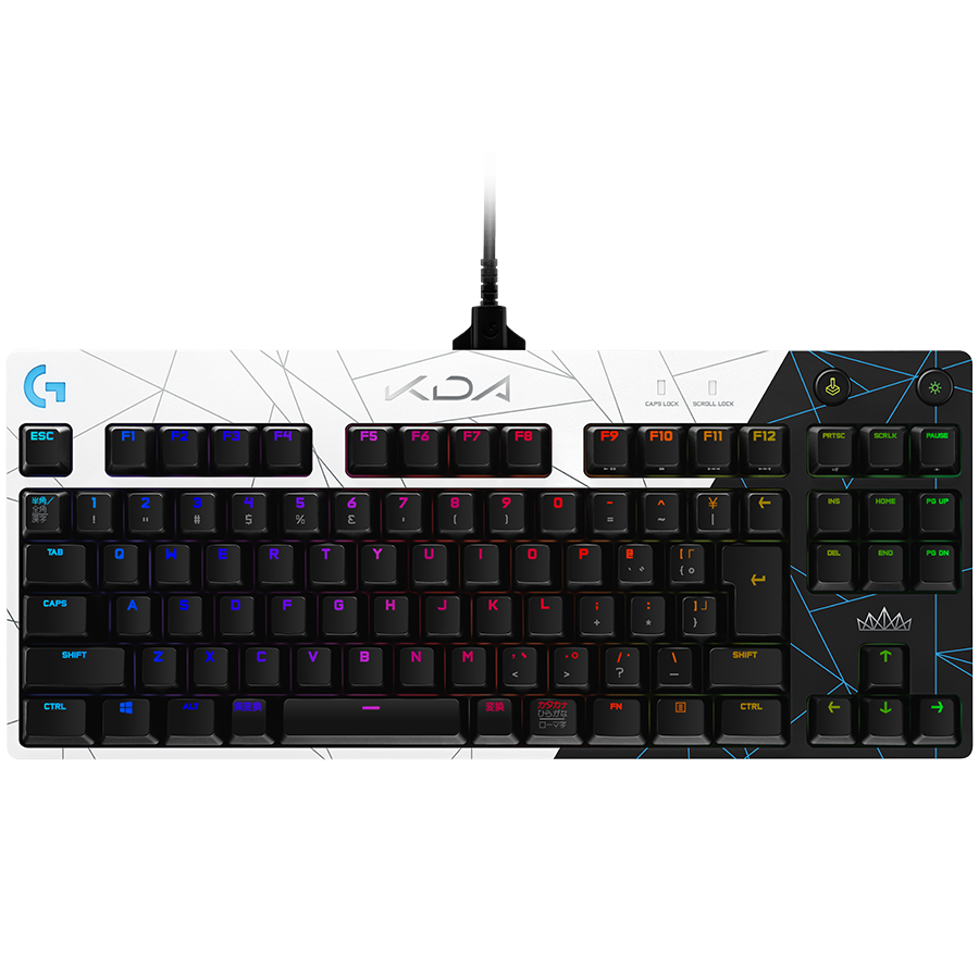 Logitech G Pro Tkl Lol Corded Mechanical Gaming Keyboard - K da - USB - Tactile
