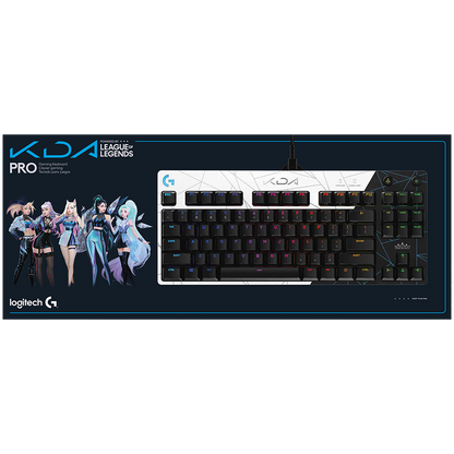 Logitech G Pro Tkl Lol Corded Mechanical Gaming Keyboard - K da - USB - Tactile – alternate product view 2