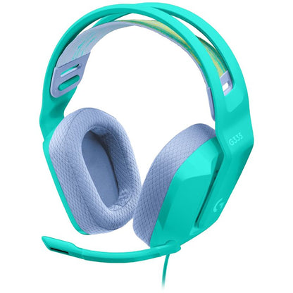 Logitech G335 Wired Gaming Headset - Mint - 3.5 Mm