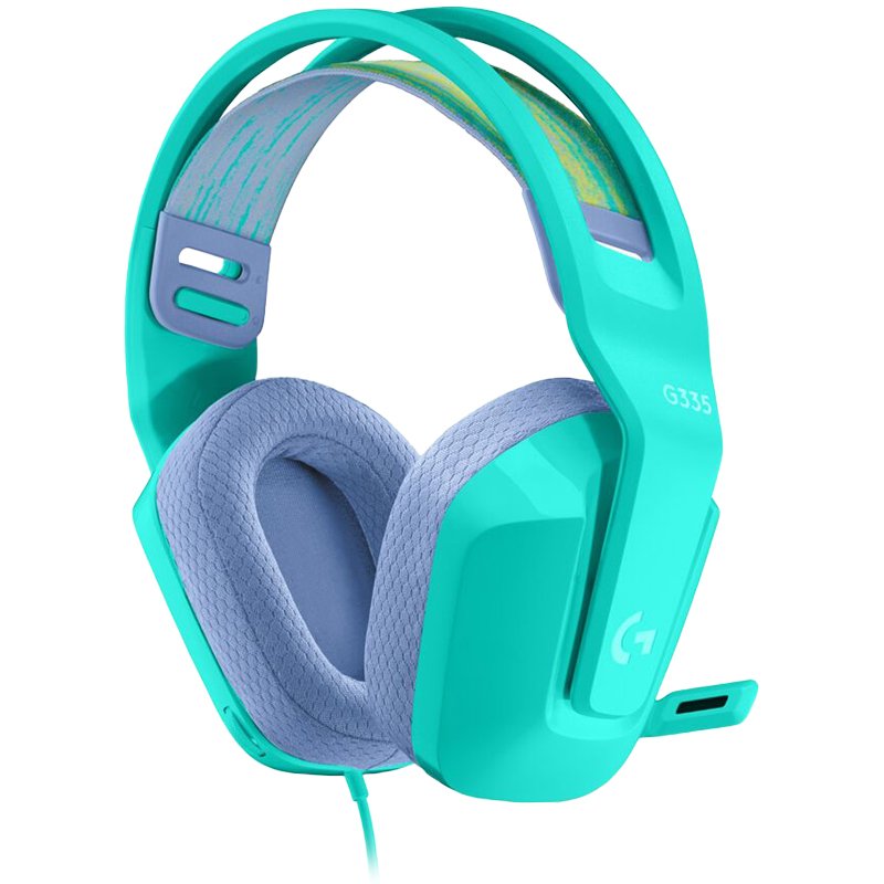 Logitech G335 Wired Gaming Headset - Mint - 3.5 Mm – alternate product view 3