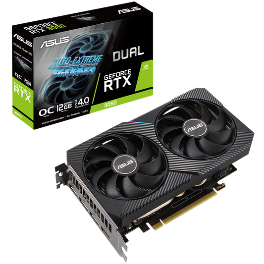 ASUS Dual GeForce RTX 3060 V2 OC Edition 12GB GDDR6