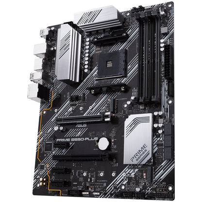 ASUS PRIME B550-PLUS AM4 ATX MB - AMD B550 4xDIMM DDR4 2xM.2 6xSATA PCIe 4.0 1Gb Ethernet 1xDisplayPort 1xHDMI with Aura Sync RGB headers support - image 2