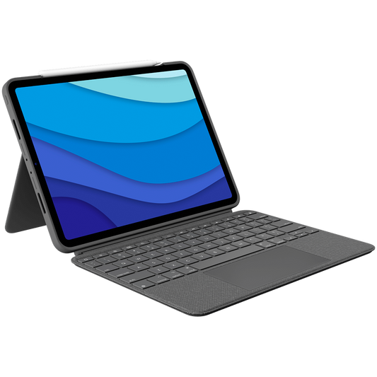 Logitech Combo Touch for iPad Pro 11-inch (1st, 2nd, and 3rd gen) - Grey A – product photo