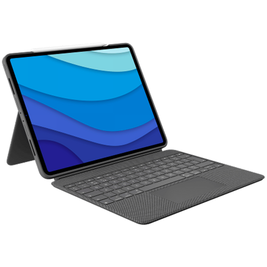 Logitech Combo Touch for iPad Pro 11-inch (1st, 2nd, and 3rd gen) - Grey B – product photo