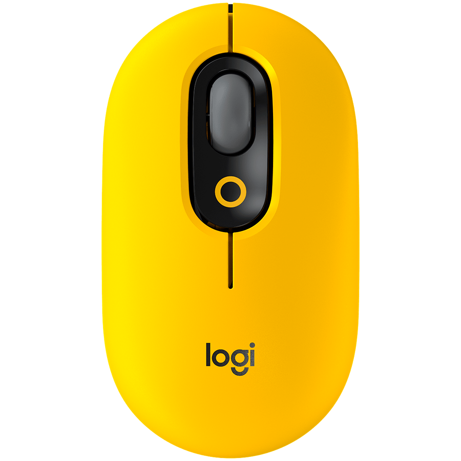 Logitech Pop Bluetooth Mouse - Blast - Yellow - product photo