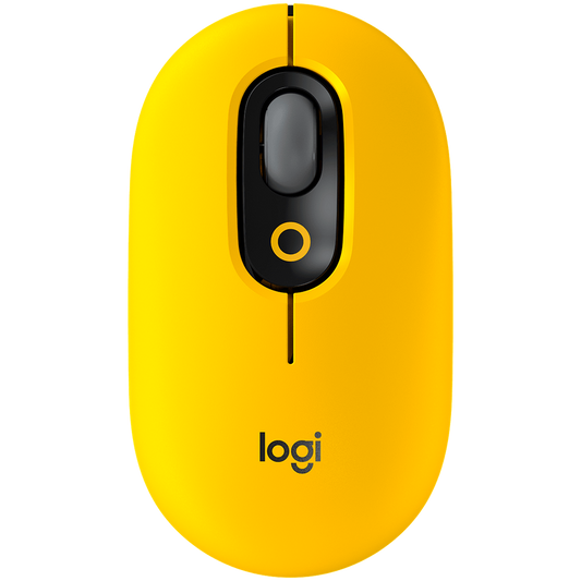 Logitech Pop Bluetooth Mouse - Blast - Yellow - product photo