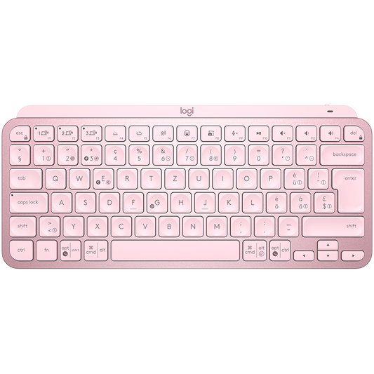 Logitech MX Keys Mini Bluetooth Illuminated Keyboard - Rose - product photo