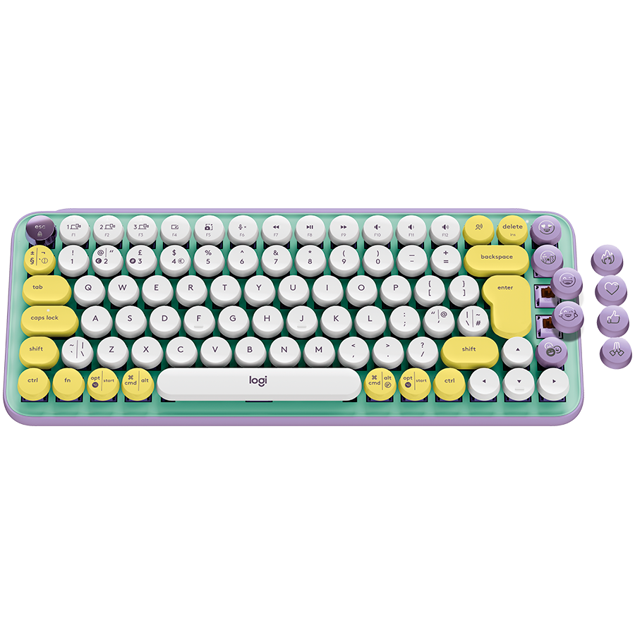 Logitech Pop Keys Bluetooth Mechanical Keyboard - Daydream Mint - image 3