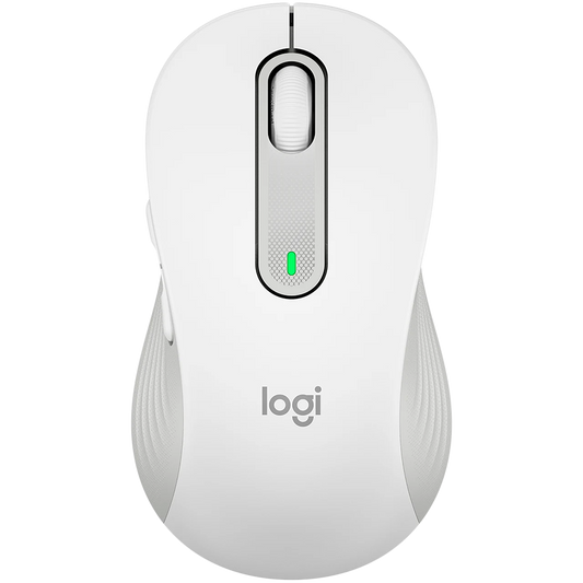 Logitech M650L Signature Bluetooth Mouse - Off - White - product photo