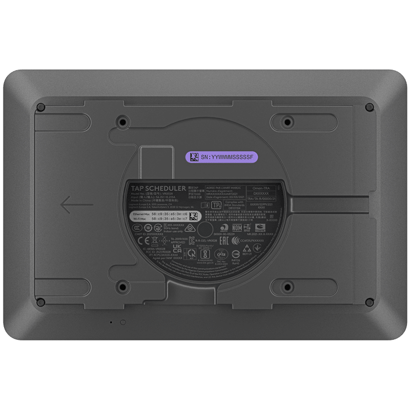 Logitech Tap Scheduler - Graphite - USB - Touch Screen – view 3