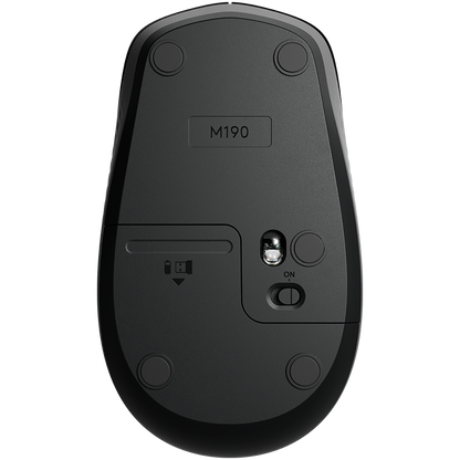 Logitech M190 Wireless Mouse - Mid Grey - image 5