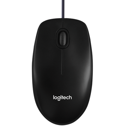 Logitech B100 Corded Mouse - Black - USB - product photo