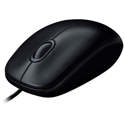 Logitech B100 Corded Mouse - Black - USB - image 2