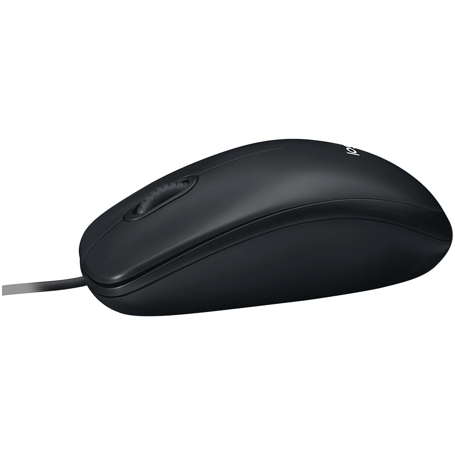 Logitech B100 Corded Mouse - Black - USB - image 4