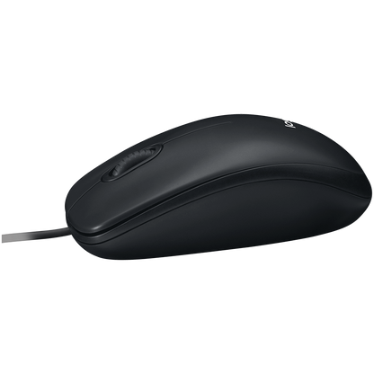 Logitech B100 Corded Mouse - Black - USB - image 4