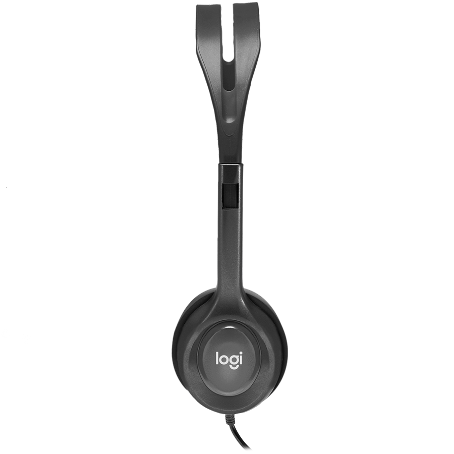 Logitech H111 Corded Stereo Headset - Black - 3.5 Mm – alternate product view 4