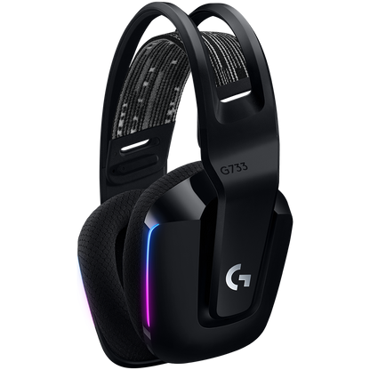 Logitech G733 Lightspeed Wireless RGB Gaming Headset - Black – alternate product view 2