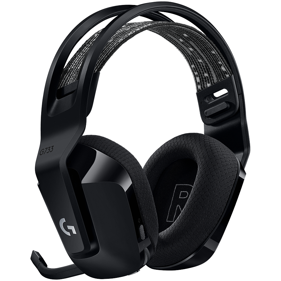Logitech G733 Lightspeed Wireless RGB Gaming Headset - Black – alternate product view 3