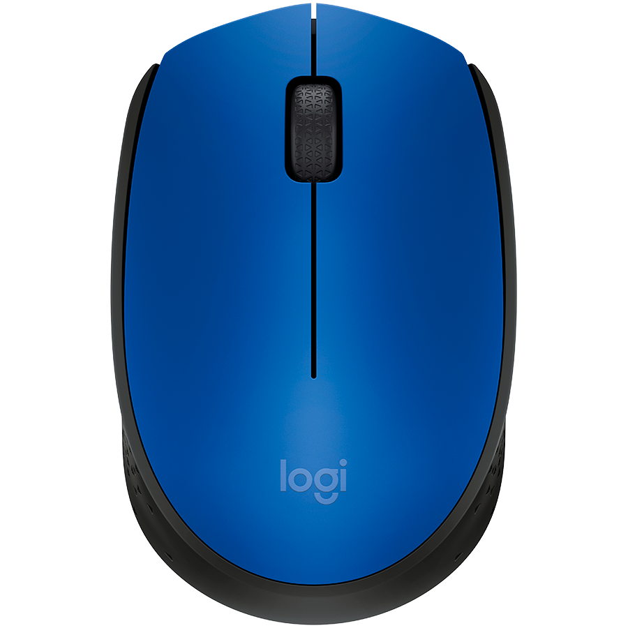 Logitech M171 Wireless Mouse - Blue - product photo