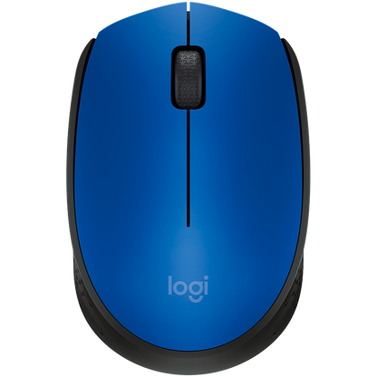 Logitech M171 Wireless Mouse - Blue - product photo