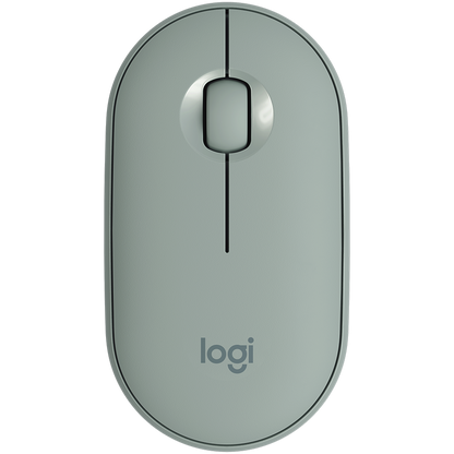 Logitech M350 Pebble Bluetooth Mouse - Eucalyptus - product photo