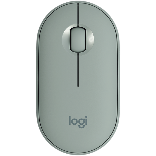 Logitech M350 Pebble Bluetooth Mouse - Eucalyptus - product photo