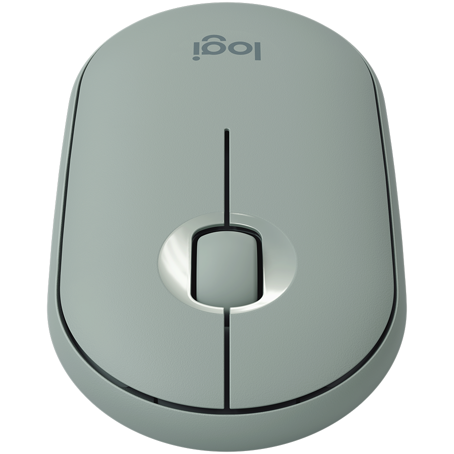 Logitech M350 Pebble Bluetooth Mouse - Eucalyptus - image 2