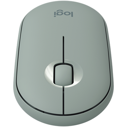 Logitech M350 Pebble Bluetooth Mouse - Eucalyptus - image 2