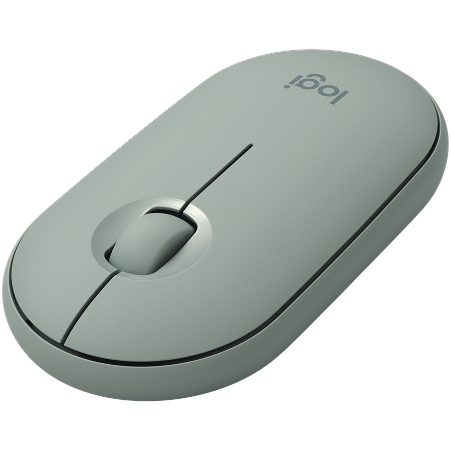 Logitech M350 Pebble Bluetooth Mouse - Eucalyptus - image 3
